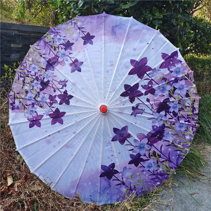 70 cm chinesischer Regenschirm aus geöltem Papier, japanische Frauen, dekorativer Regenschirm für Kostüme, Fotografie, Brautjungfern, Party-Landschaft