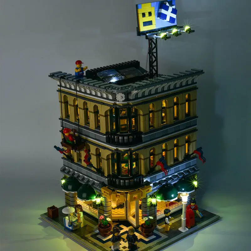 

Комплект светодиодной подсветки для конструктора Grand Emporium, совместимый с 10211 15005, декоративная лампа (блоки для моделирования не входят в комплект)