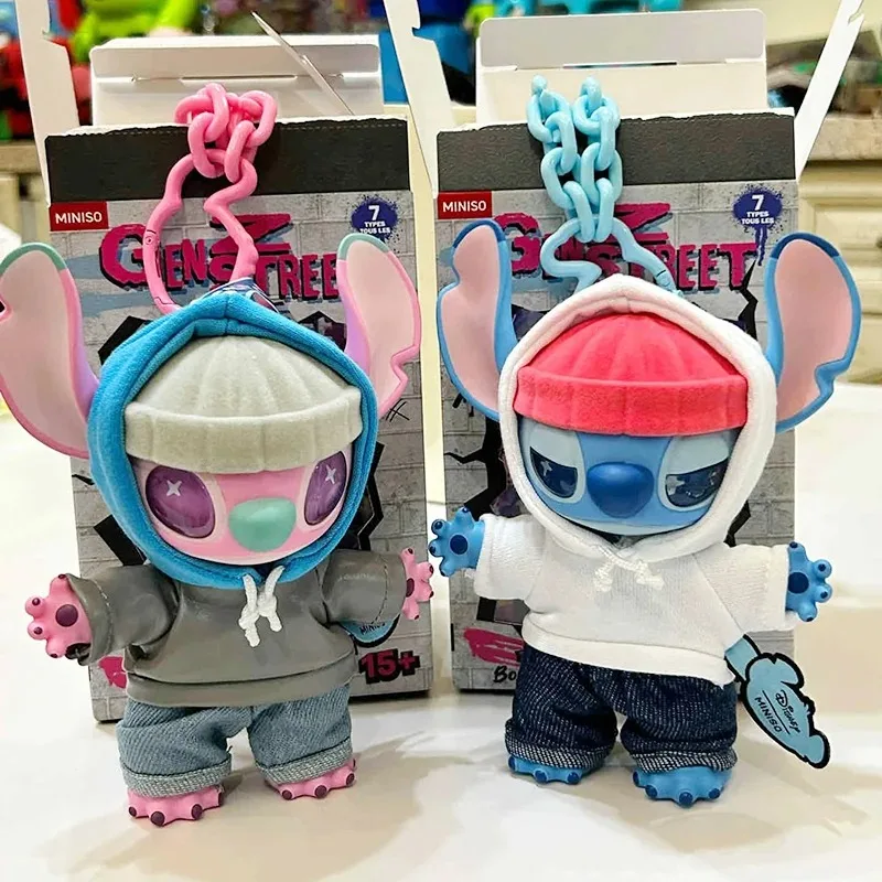 

New Disney Lilo&Stitch Genz Street Doll Model Toy Ornaments Pendant Trendy Play Anime Action Figure Toys Kawaii Birthday Gift