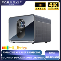 Formovie X5 Triple Laser Projector Native 4K 2450CVIA 4500ANSI Lumen DLP Portable DTS-HD Theater Dolby Vision For Home 4K Cinema