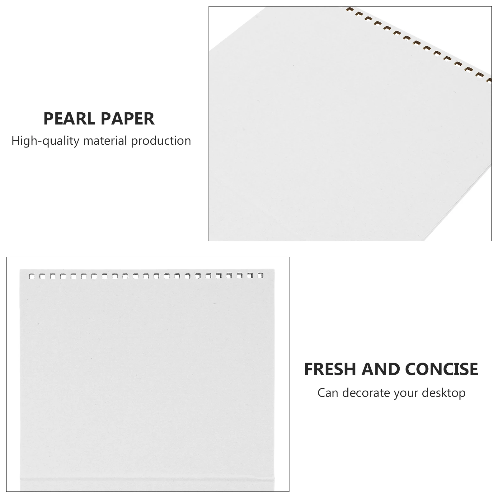 

Stable Desk Calendar Stand Iridescent Paper Base For Diy Desktop Calendar Making Supply Decorative Shelf Small Silver Pearl