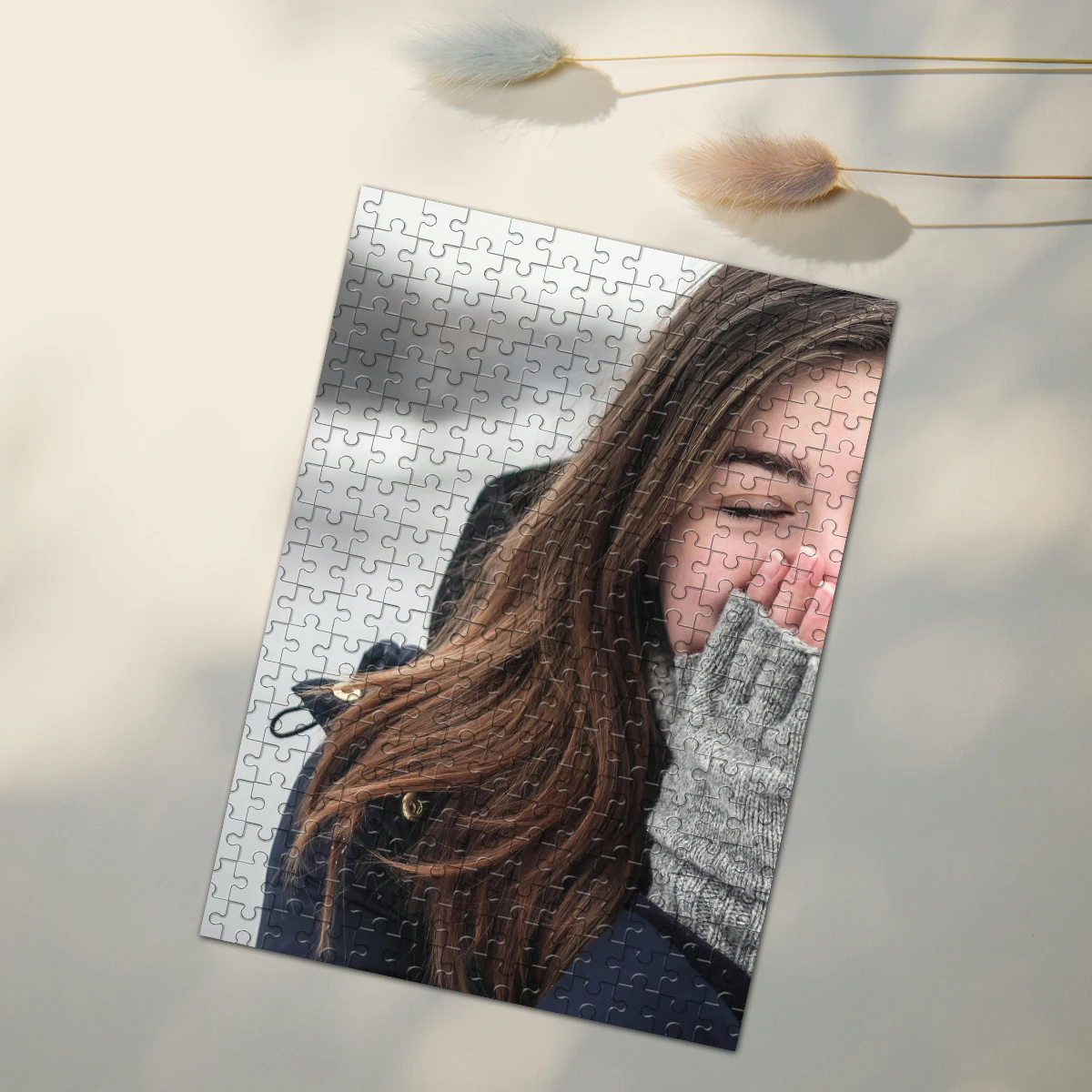 35/300/500/1000pcs Personalized Custom Photo Puzzle photo Colorful Photo Puzzle Decorative Memory
