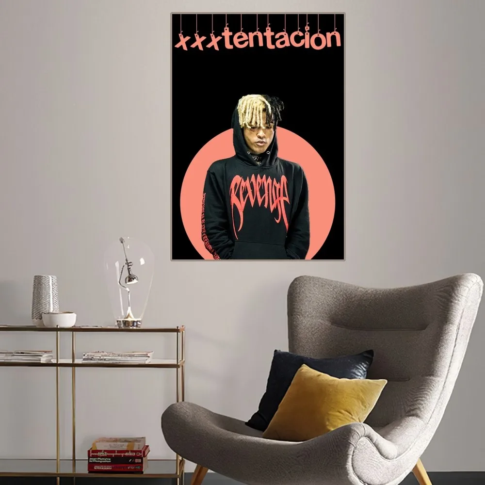 X-XXXTENTACION-Estética Arte Pintura de Parede Adesivos, Poster, Home Decor, Sala, Quarto, Hot Rapper