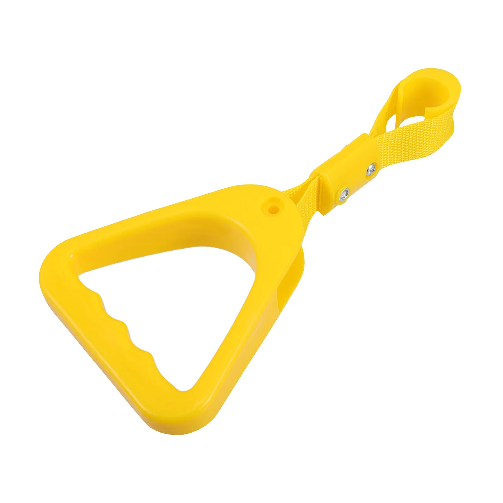 Yellow Subway Handrail Ring Portable Grab Handle Bus Mobility Aid Elderly Assistance Stable Support Fall Prevention Automotive