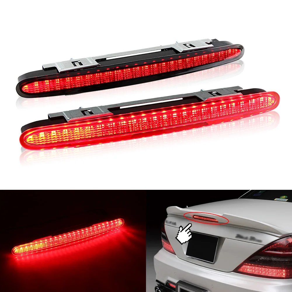 

1PC Brake Light LED High Mount 3rd Rear Stop Signal Tail Lamp for Mercedes-Benz SL R230 SL280 SL350 SL500 SL600 SL63 2001-2012