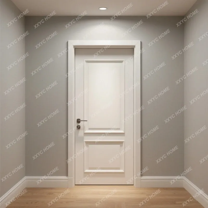 XX Customized High-Grade Wooden Door Home Cinema Soundproof Insulated Interior Narrow Door Villa Sound Reduction Energy Saving