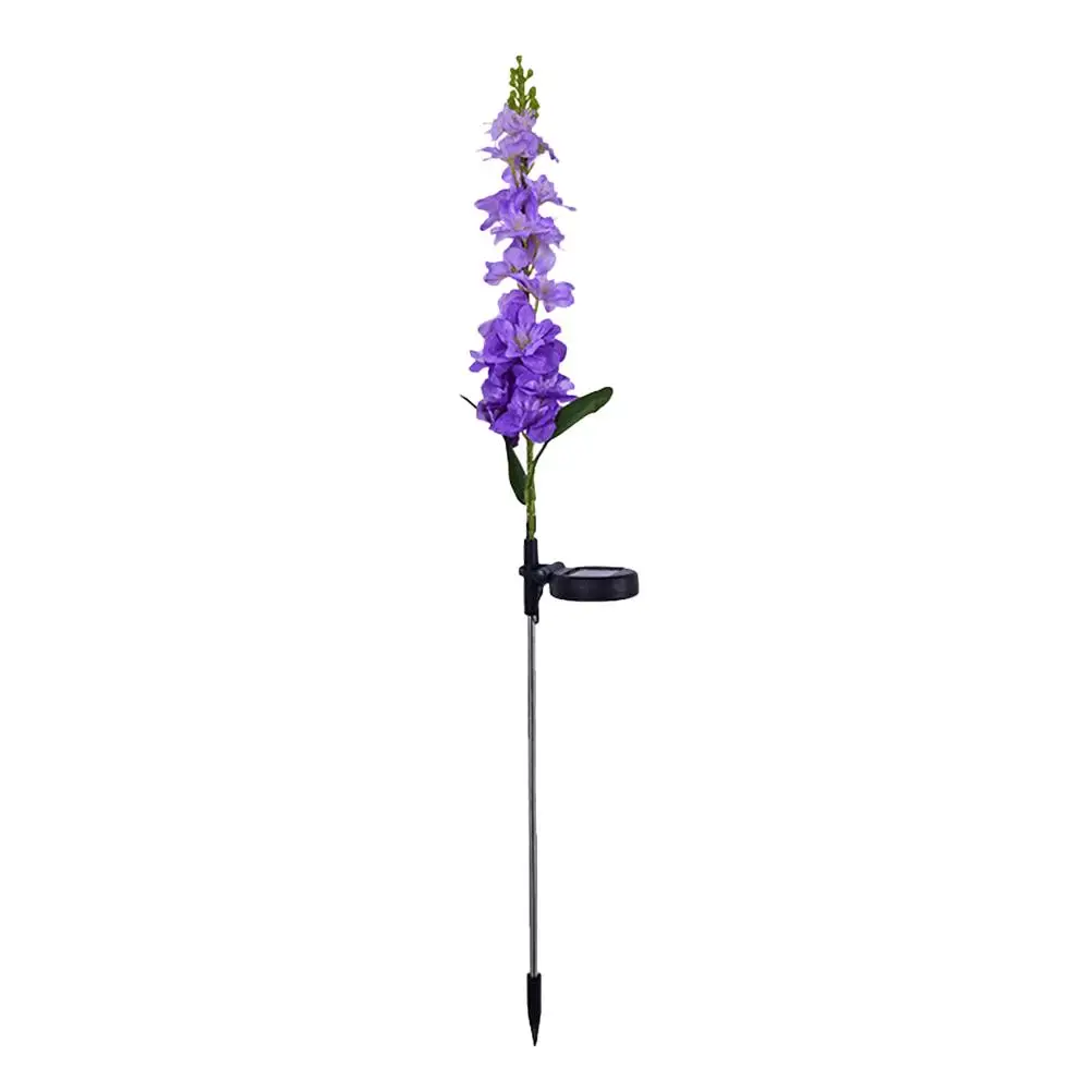 

Solar Powered Violet Lawn Light LED Stake Waterproof Garden Decor Solar Flower Lamp Outdoor Lighting Efficient