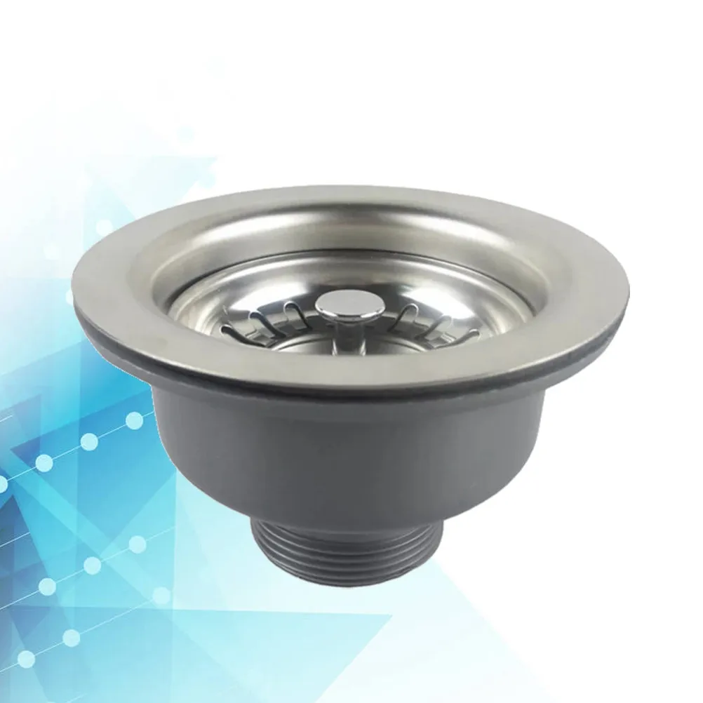 Sink Drain Strainer 110mm 114mm Stainless Steel Kitchen Accessories Filter Stopper Protector Sink Drain Plug Drainers