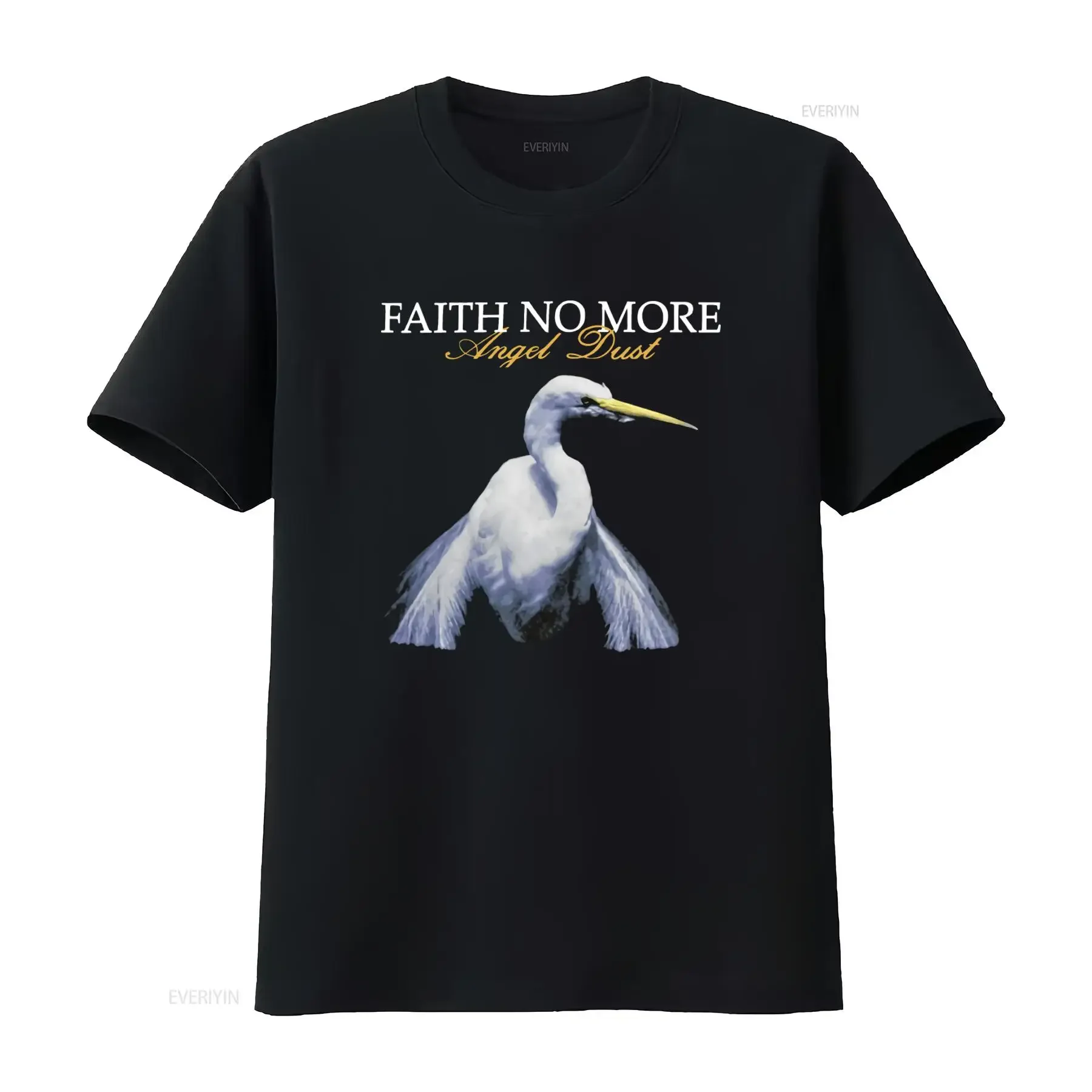 Faith No More Angel'92 Mike Patton Mr Bungle Fantomas T Shirt Print Cotton vintage Washed Casual graphic Slightly
