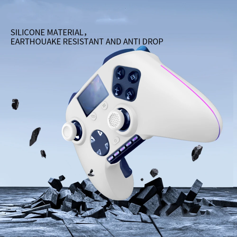 Silicone Case for ROG Raikiri II Pro PC Controller 1.3MM Shockproof Charging Dock Compatible Washable Full Wrap Protection