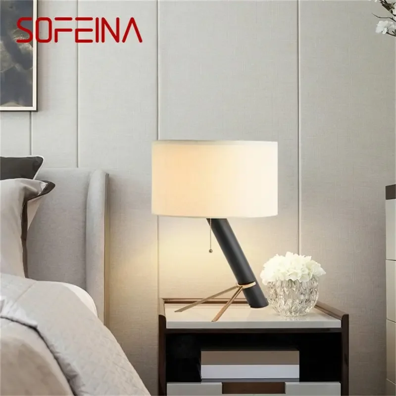 

SOFEINA Постмодернистская настольная лампа, креативный дизайн, светодиодный настольный светильник, декор для дома, спальни, гостиной