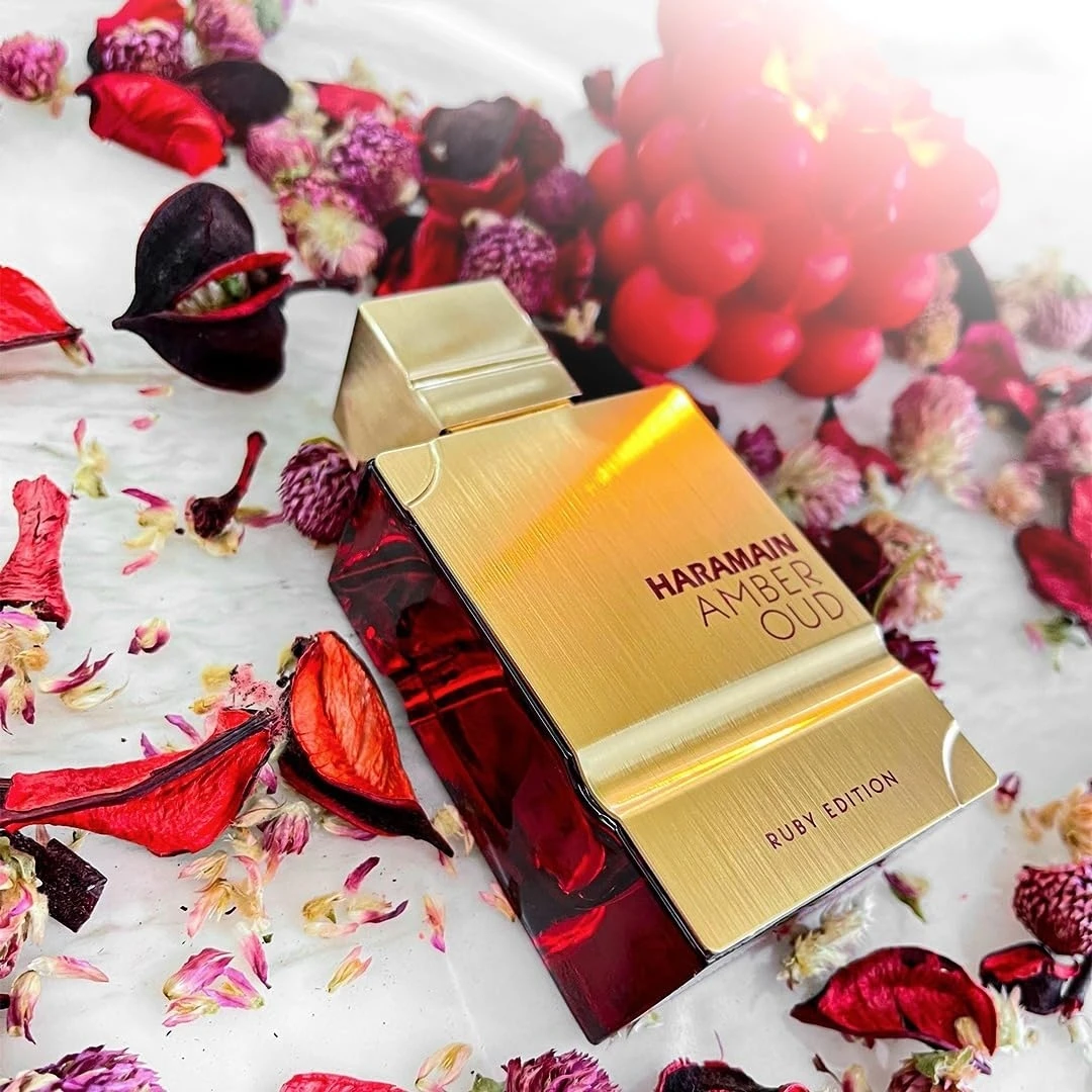 Al Haramain Amber Oud Ruby Edition Eau De Parfum Spray 60ml (2 oz) - Unisex Arabian Perfume for Women & Men, Long-Lasting Amber view 5