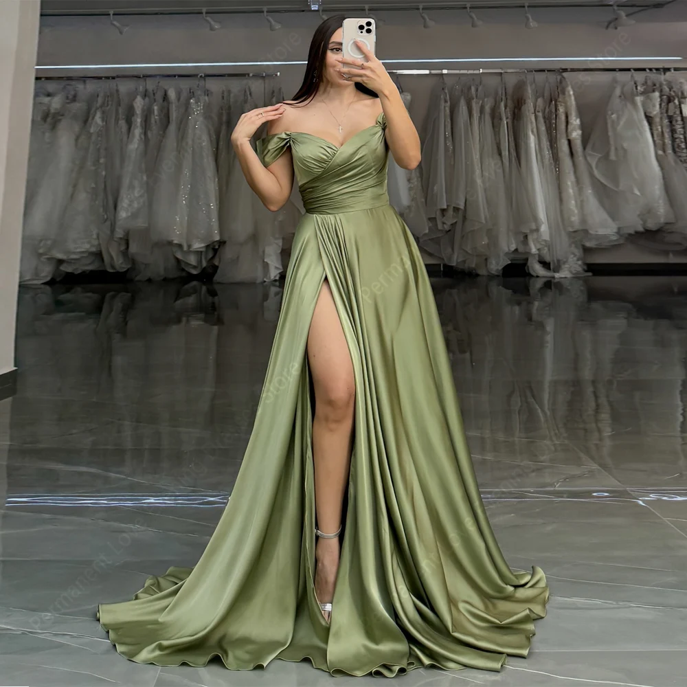 

Off The Shoulder Sexy Women Evening Dresses Elegant Sleeveless Prom Gowns Princess Cocktail Party Vestido Para Mujer Customized