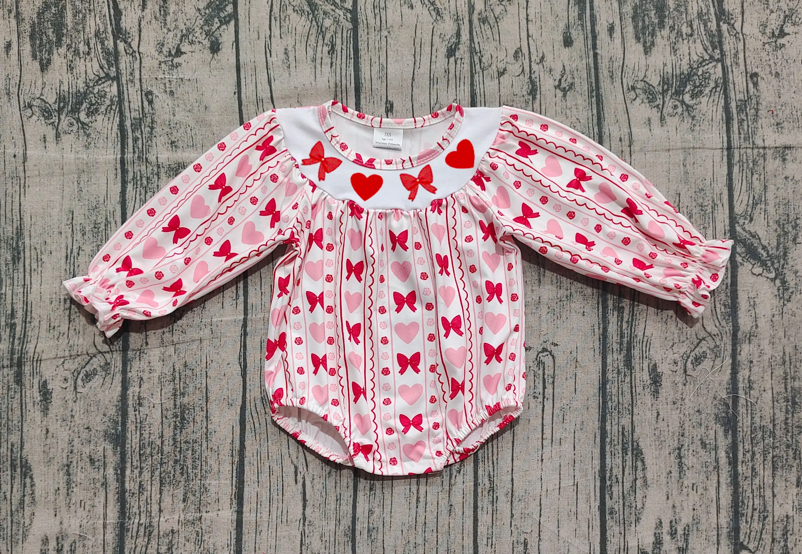 Z927-11 LR2696 طفل الفتيات فقاعات الرضع بذلة الاطفال قطعة واحدة الوليد رومبير طفل الملابس