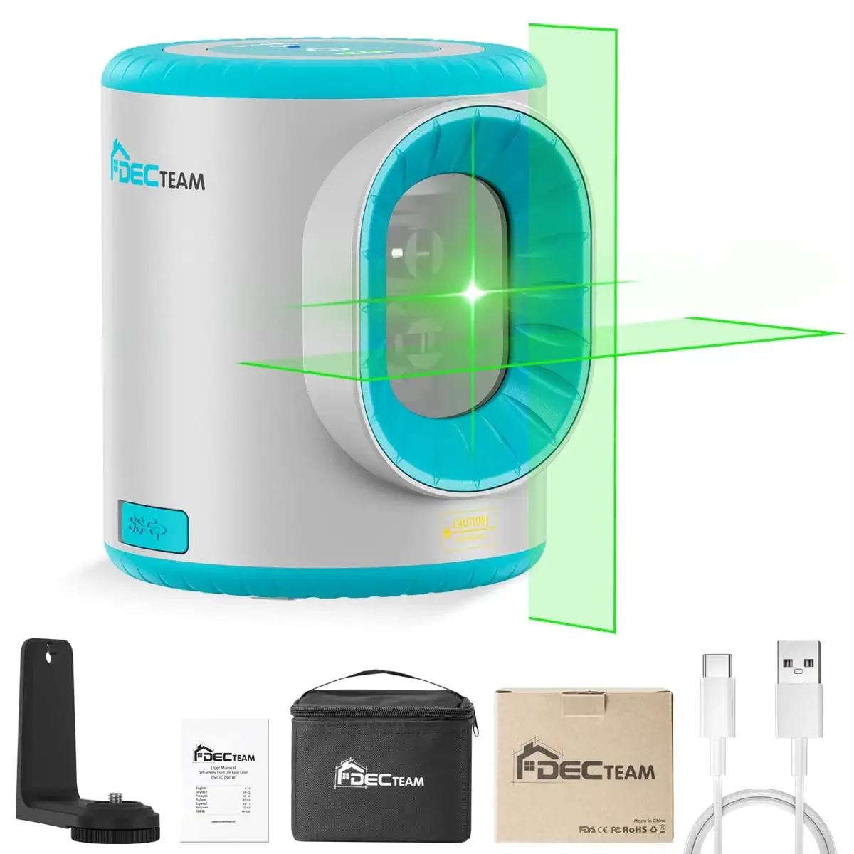 Decteam New Releasing Product DS011G Portable Cross Line Laser Level