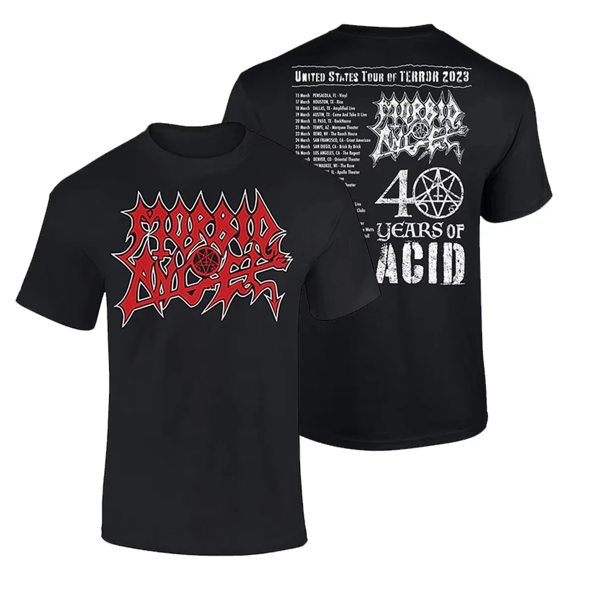 

2025 Morbid Angel Death Metal Band Graphic Cotton T-shirt Men Women Short Sleeve T Shirt Tops Fashion Brand Summer Tee Clothing