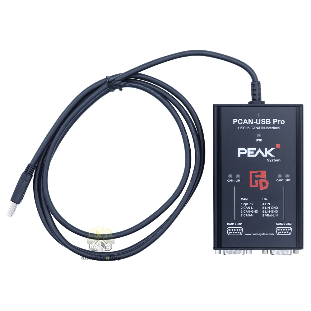 FOR PEAK-System PCAN-USB Pro FD IPEH-004061 2xCAN FD 2xLIN USB Adapter 12Mbit/s 1us 500V ISO Aluminum Shell Genuine view 3