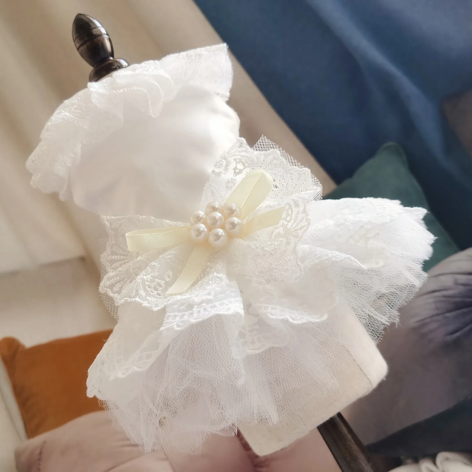 

Pet Dress Dog Cat Skirt Luxury Princess Wedding Dress Summer Clothes Pet Supplies Dog Wedding Dress Pet Skirt Clothing Costumes