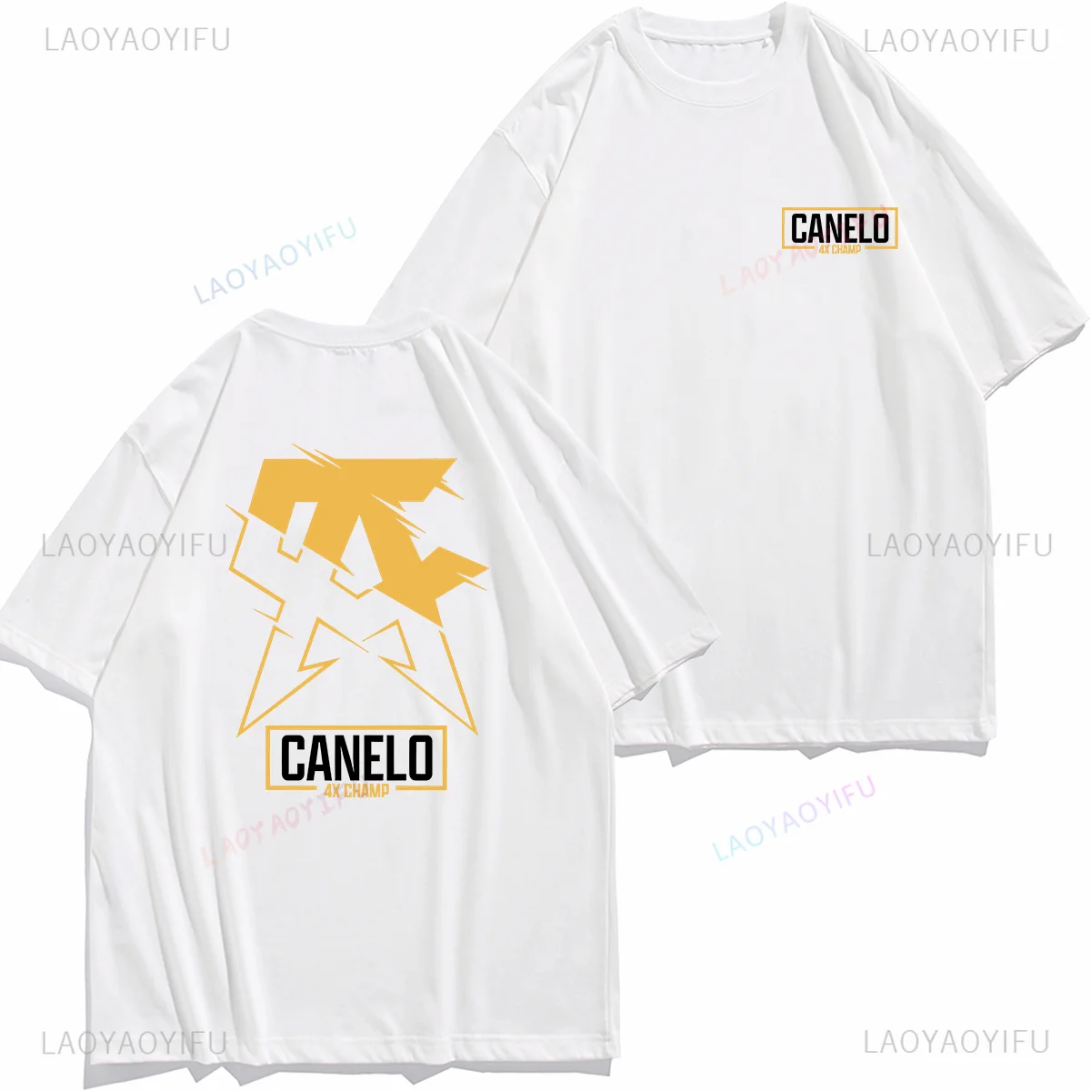 Vintage Men T Shirt Canelo No Boxing No Life Print Tops Men Clothing Summer Leisure Streetwear Graphic Ropa Hombre Cotton Tee