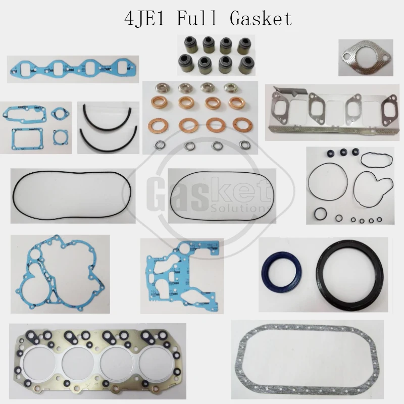 4JA1 TFR55 4HF1-O 4HF1-N 4JK1 4JE1 Full Gasket Kit  For Isuzu Engine Forklift Tractor Excavator 5878139481 5878138691