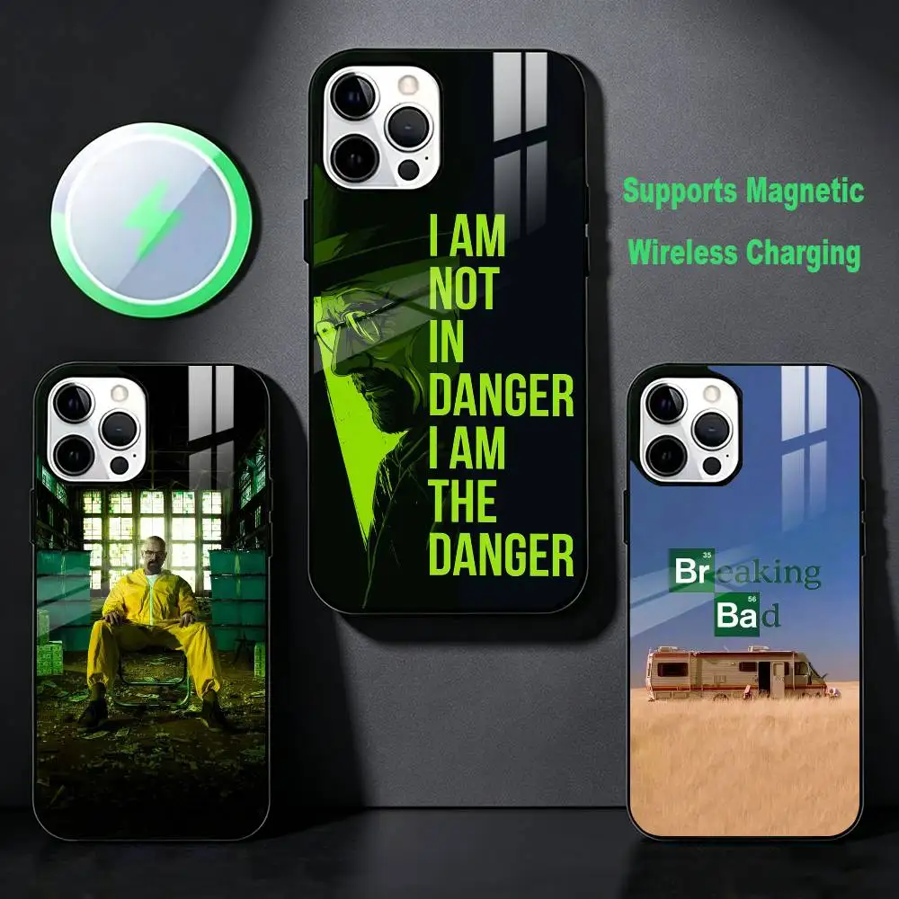 New B-Breaking Bad Phone Case For iPhone 17,16,15,14,13,12,Plus,Pro,Max for Magsafe Magnetic Wireless Charging