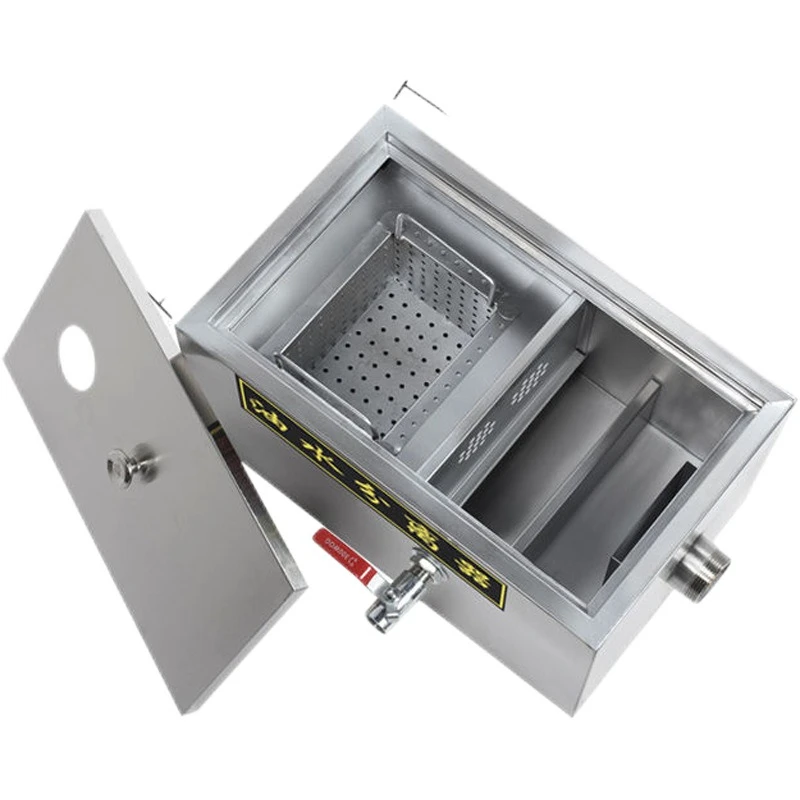 

Oil-water separator Kitchen catering filter Small hotel sewage Stainless steel buried grease trap