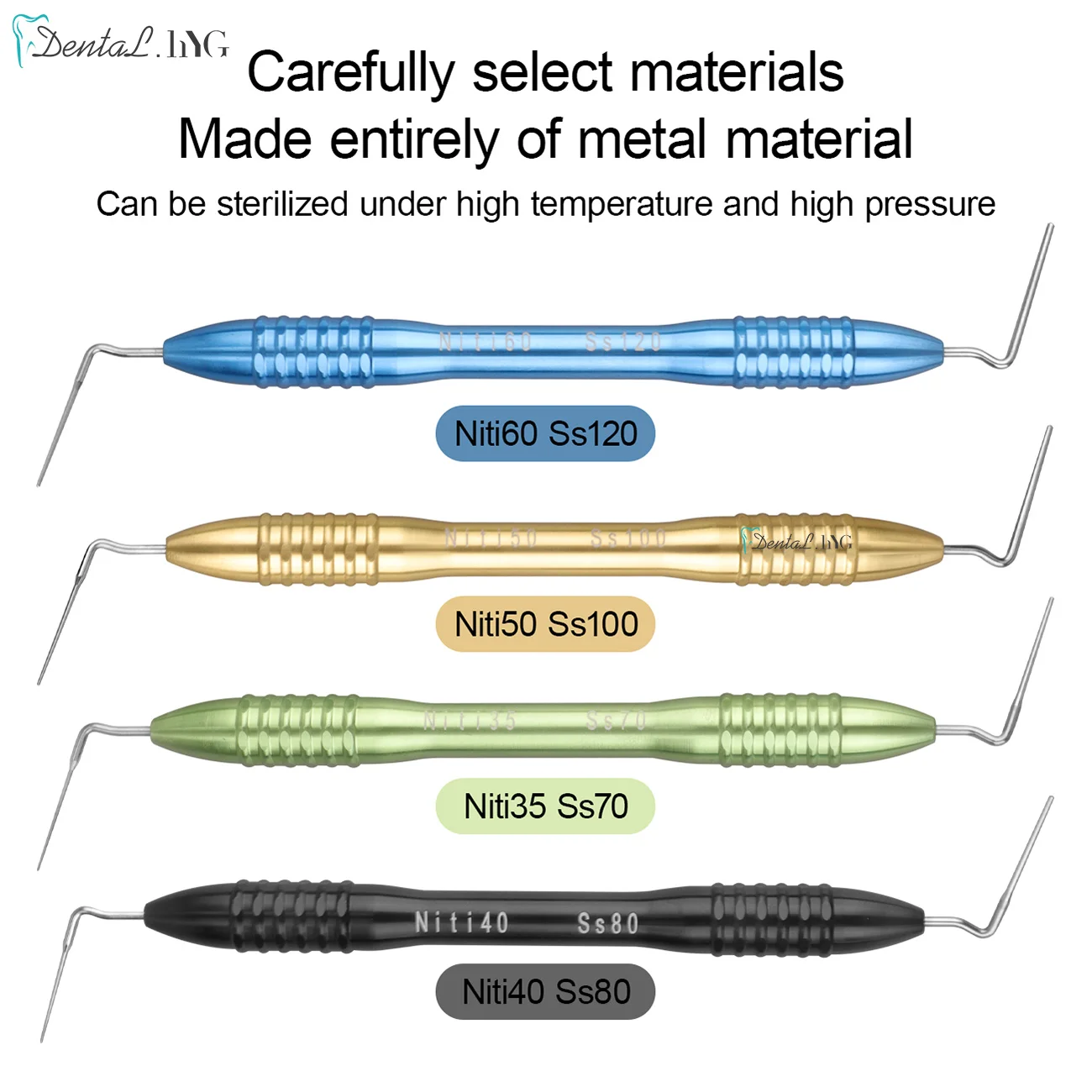 

Dental Endodontic Hand Plugger Dental Gutta Percha Filler Oral Root Canal Filler Endo Hand Plugger Vertical Pressure Instrument