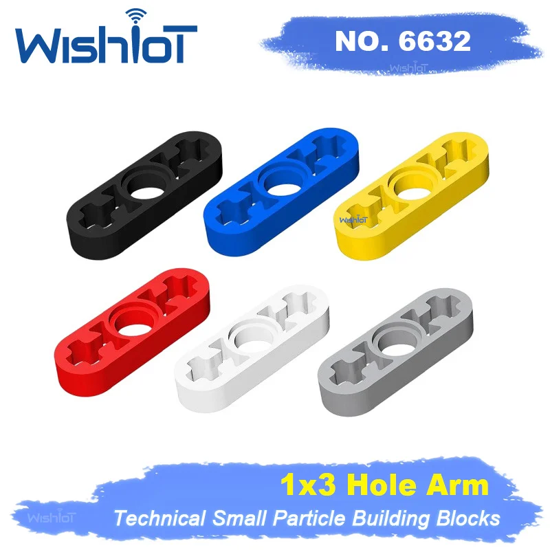 Technical Liftarm 1x3 Bricks DIY Toys MOC Building Blocks Modeling Brick Accessories Particles Mechanical Science