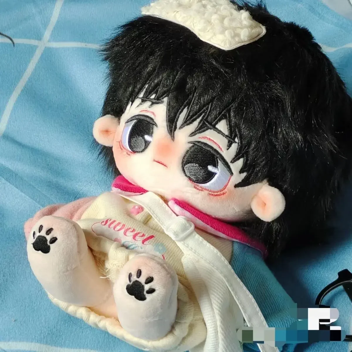 20cm animación Jujutsu Kaisen muñeco de peluche de algodón juguetes Kawaii Okkotsu Yuta vestido muñeca de algodón regalo marionetas coleccionables Navidad