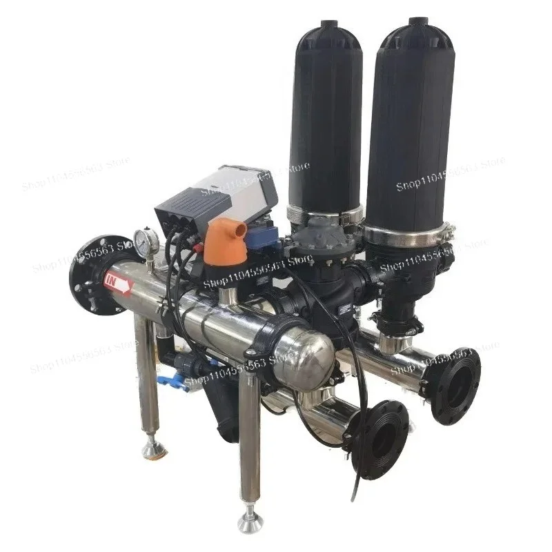 Automatic Backwash Self Cleaning Disc Filter For Industry Water Treatment & Agriculture Irrigation Lamination Water Filter
