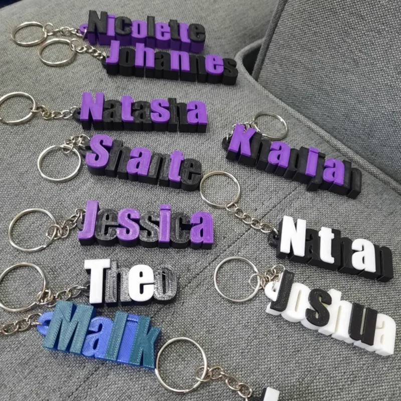 Customized Name Keychain Personalised Gifts for Children Suitable for Diaper Bags and Lunch Boxes