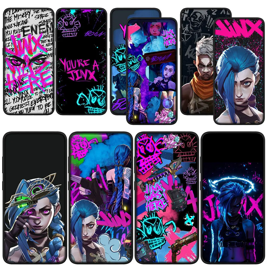 Arcanes Game Jinxs Lols Cartoon Cover Phone Case for Huawei P30 P20 P10 Y6 Y7 Y9 Prime Mate 10 20 Pro Lite Y9A Y8S P Smart 2019