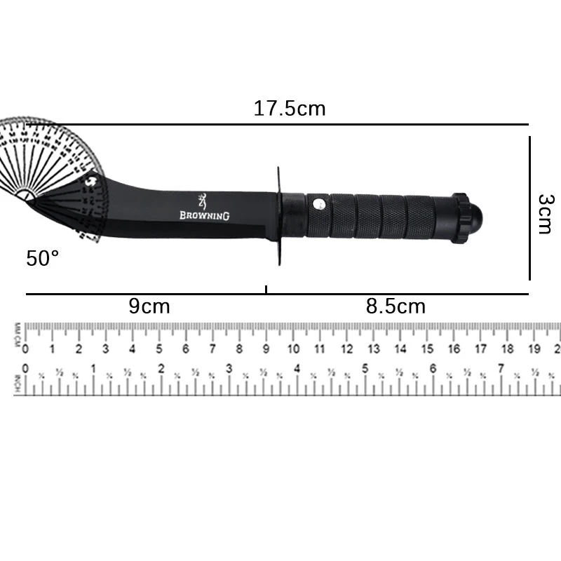 Outdoor High Hardness Cutter, EDC Portable Survival Knife, Fixed Blade, Multi-purpose Camping Fruit Knife and Hunting Knife