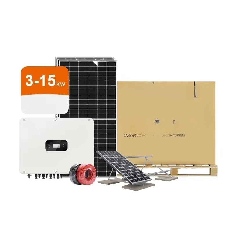 النظام الشمسي الكامل 10Kw 20Kw 25Kw الكل في واحد نظام الطاقة الشمسية المنزلي مع العاكس الهجين