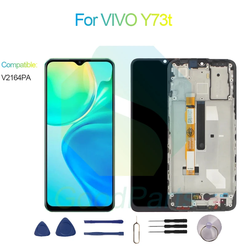 

For VIVO Y73t Screen Display Replacement 2408*1080 V2164PA For VIVO Y73t LCD Touch Digitizer