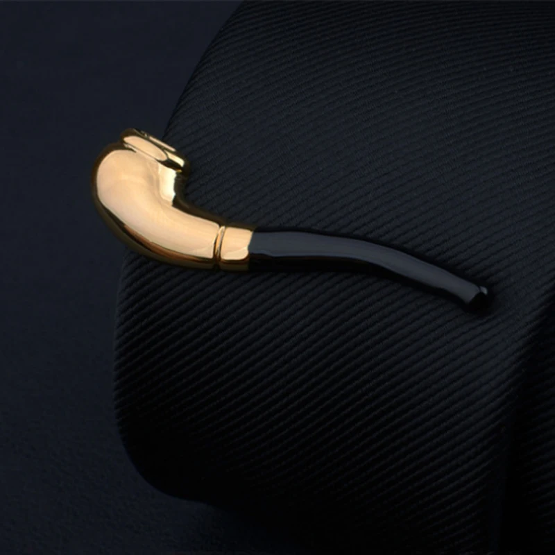 Herren Metall Krawatte Bar Mode Krawattenklammern Kristall Formelles Hemd Hochzeit Brosche Zeremonie Gold Krawattenklammer Herren Partygeschenke – Detail 9