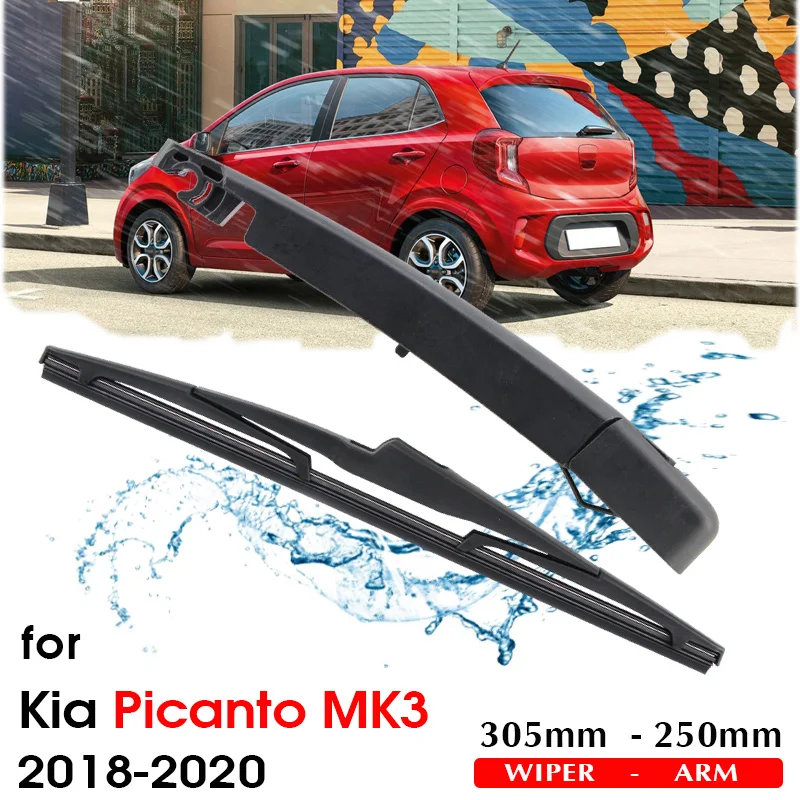 

BROSHOO Car Rear Wiper Back Window Windscreen Windshield Wipers 305mm For KIA Picanto MK3 2018 2019 2020 Auto Accessories