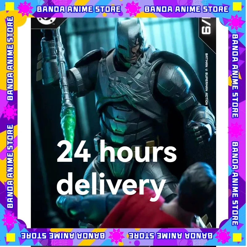 

В наличии 24-часовая доставка, подлинная масштаб 1/9, Fondjoy DC Hero, Бэтмен V, Супермен, BVS, роскошный набор, аниме-фигурка, подвижная модель