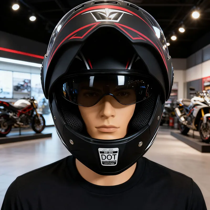 

Unisex Motorcycle Helmet Winter Anti-Fog Warm Full Cover Helmet For Men And Women Electric Car Cycle Motorcycle