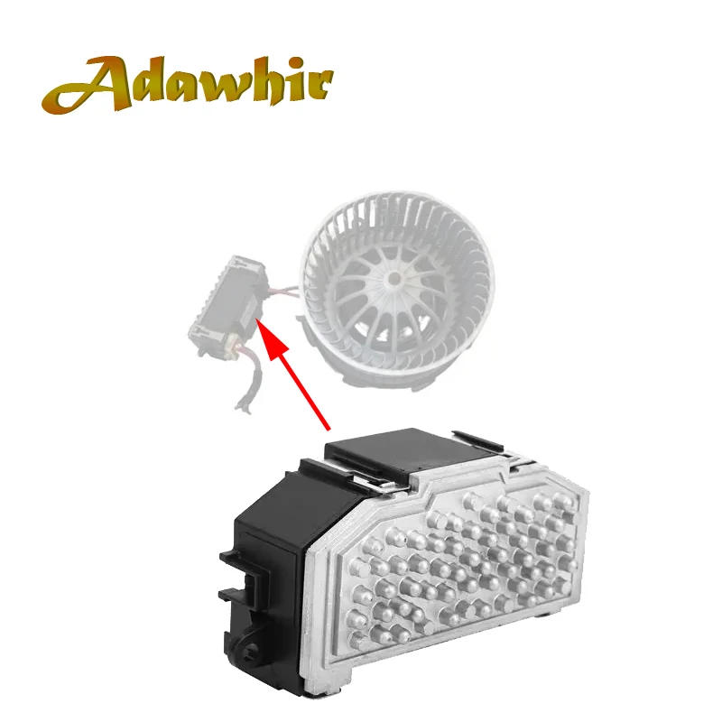 8K0820521B Blower Motor Resistor for Audi A4 A5 Q5 S4 S5 Quattro (2008-2016) & A6 A7 A8 - AC Heater Fan Control Module