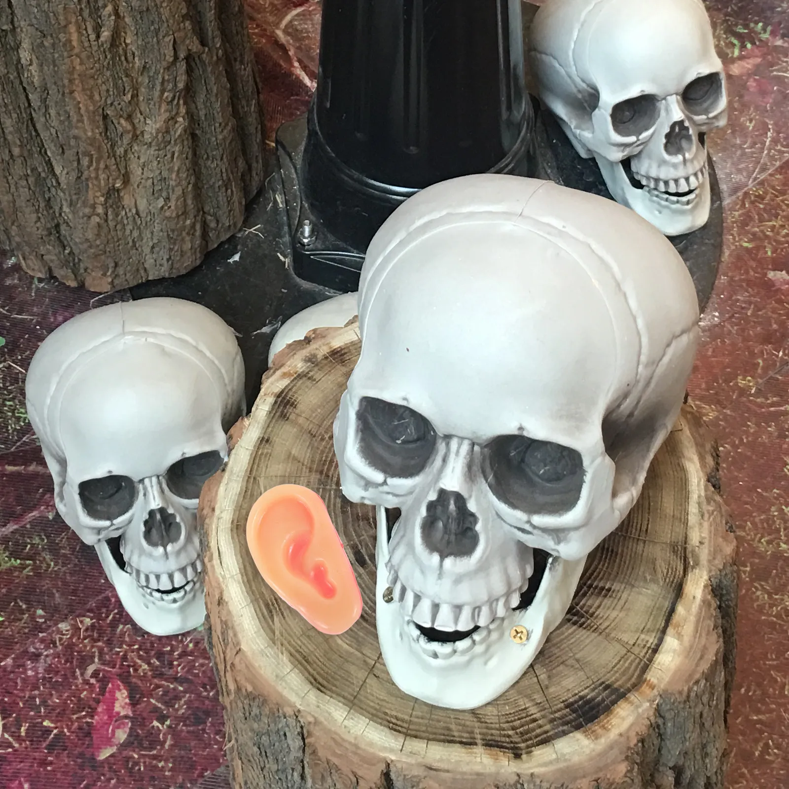 

10Pcs Soft Rubber Fake Ear Simulation Decorative Props Prank Halloween Fool's Day Party Stage Performance Tricky Ear Supplies