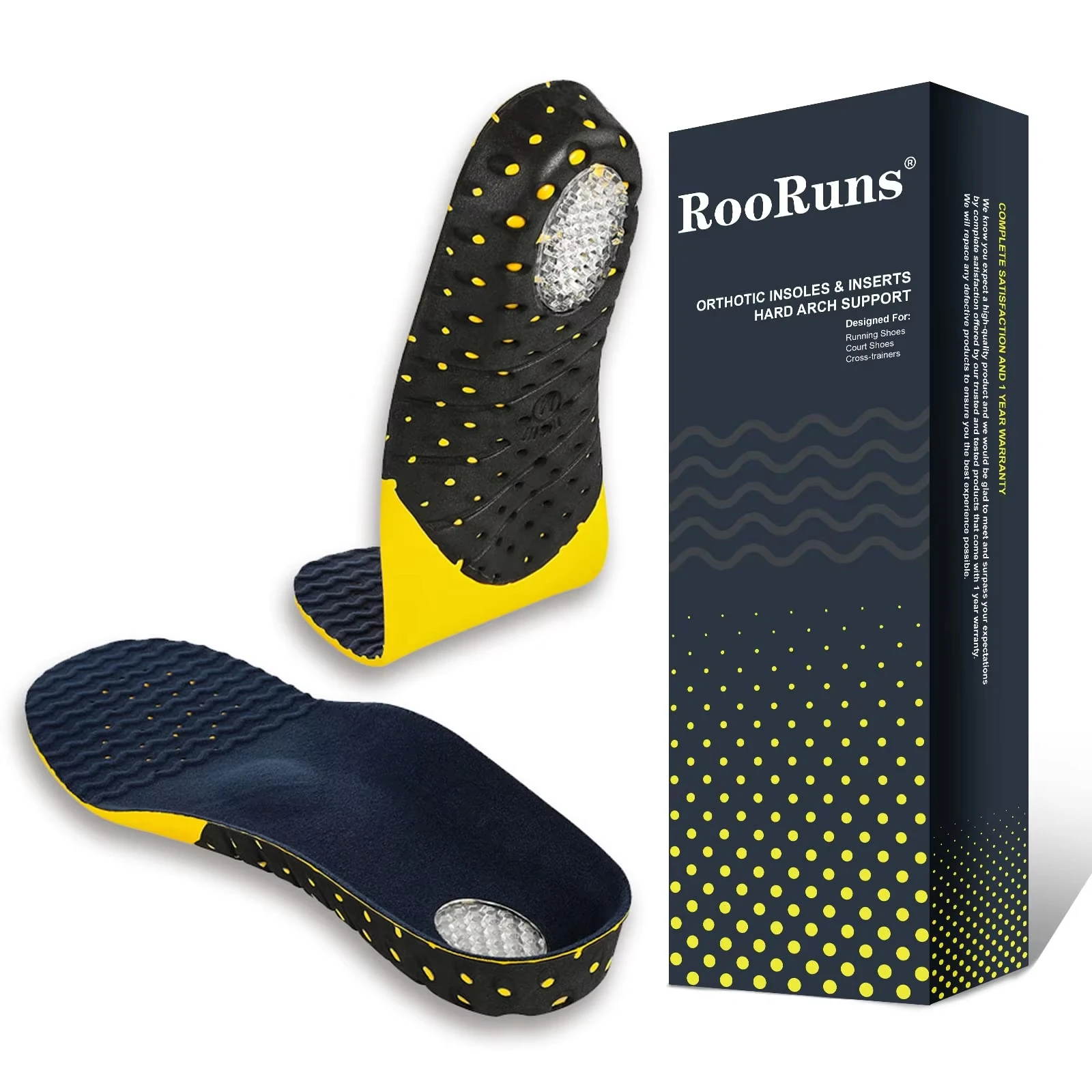 Orthotic Arch Support Insoles High‑Arch EVA Shock‑Absorbing Honeycomb Cushion Inserts for Flat Feet Sport Working Standing Shoes
