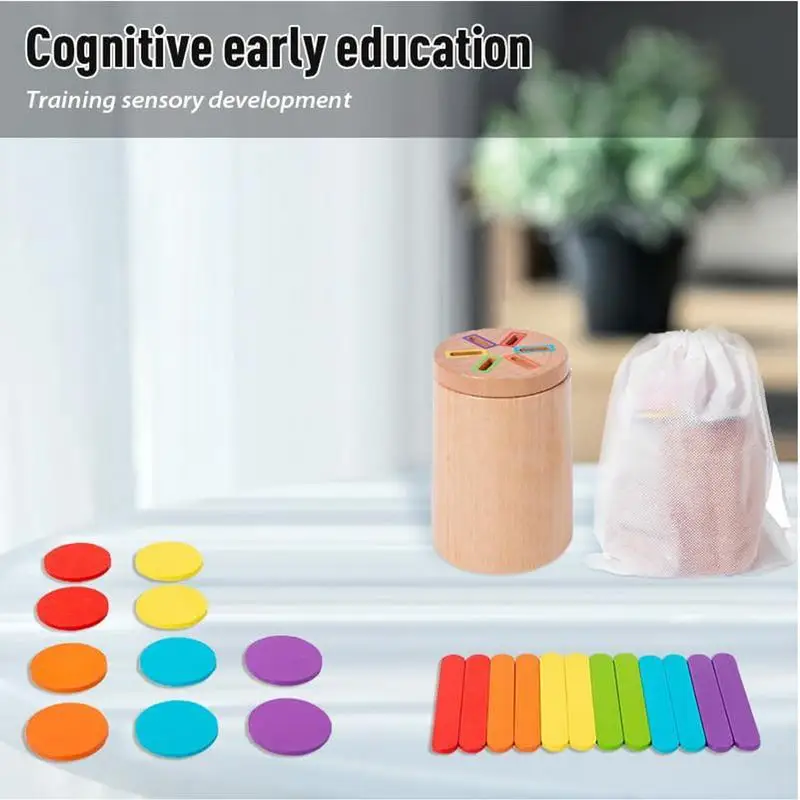 Classificação e empilhamento de brinquedos brilhantes e atraentes para crianças, brinquedo seguro para aprendizagem precoce, brinquedo de classificação de cores para crianças, meninos e meninas