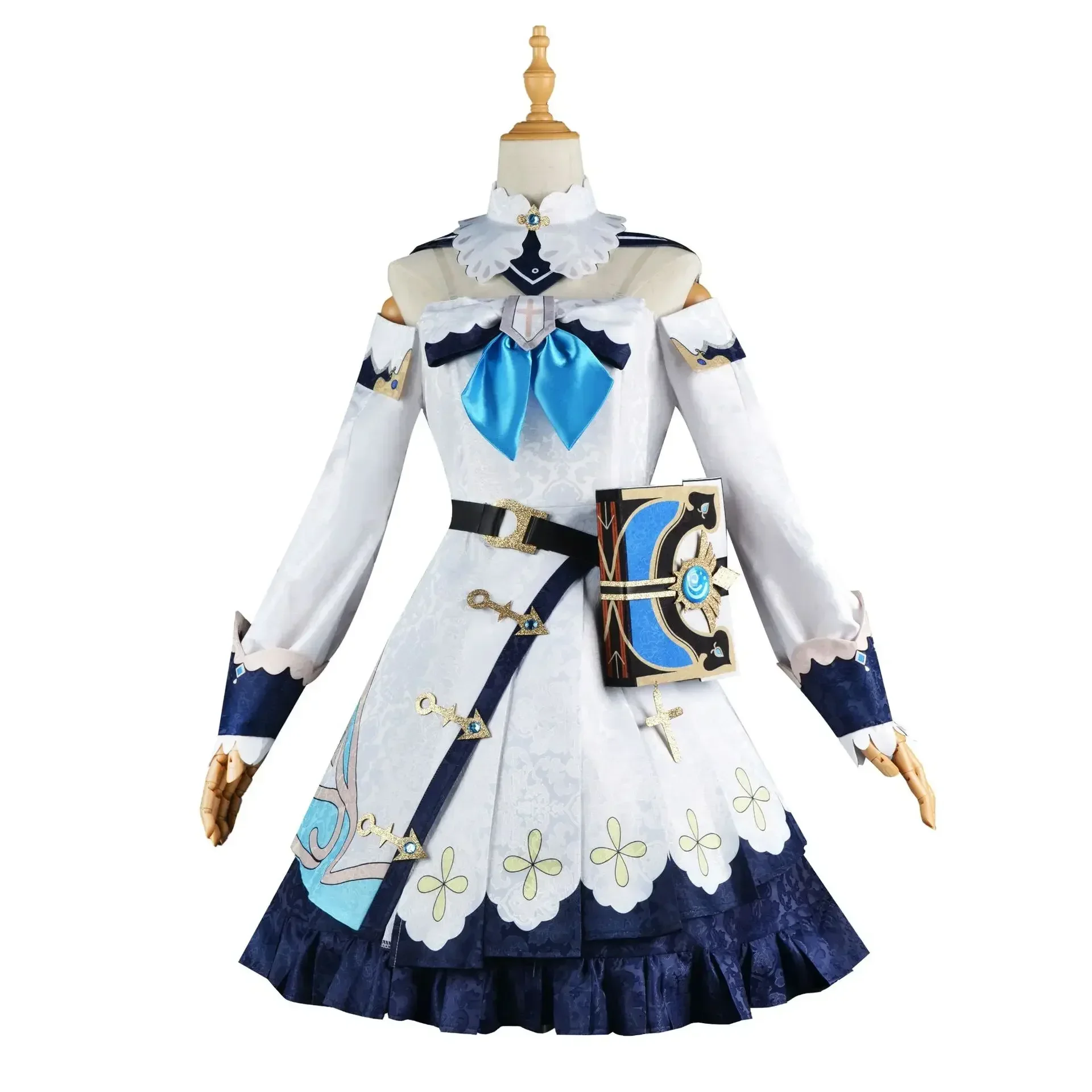 Genshin Impact Cosplay Barbara Cosplay Anime Carnevale per adulti Uniforme Halloween Party Anime Gioco Costume Set completo