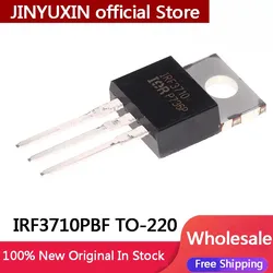 10-100Pcs 100% New Original field effect transistor IRF3710PBF IRF3710 Field Effect Tube MOSFET N 100V/57A TO-220 imported