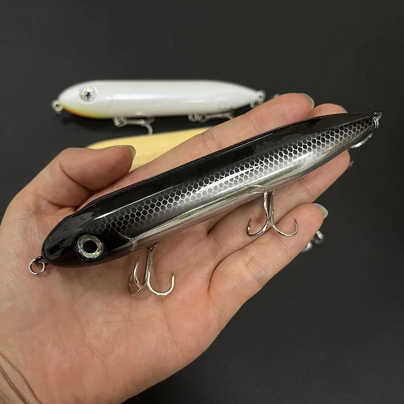 126mm 25g Floating Pencil Bait Big Carp Fishing Lure Topwater Walk Doggy Chatter Beast Pesca Isca Artificial Spook Hard Bait