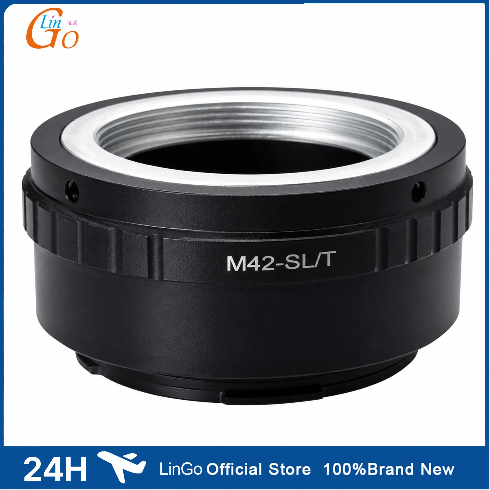 LinGo M42-SL/T Mount Lens Adapter Ring for M42 Screw Mount Lens To Leica SL TL TL2 CL Mirrorless Camera,Len Adapter
