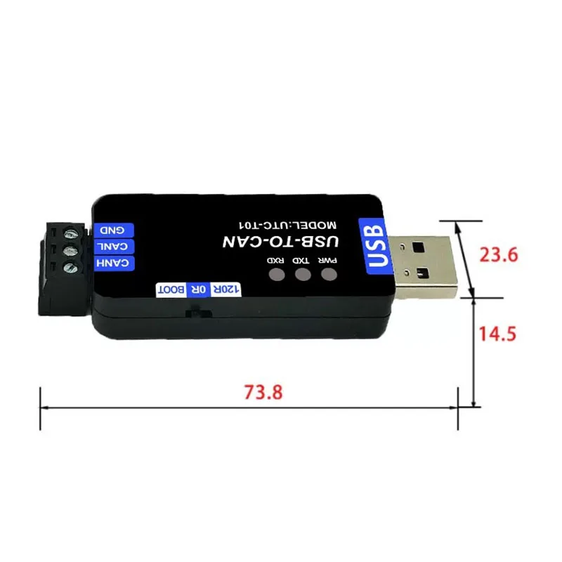 CAN-аннализатор USB-модуль CAN Адаптер USB- PCAN USB-анализатор шины CAN Помощник отладки