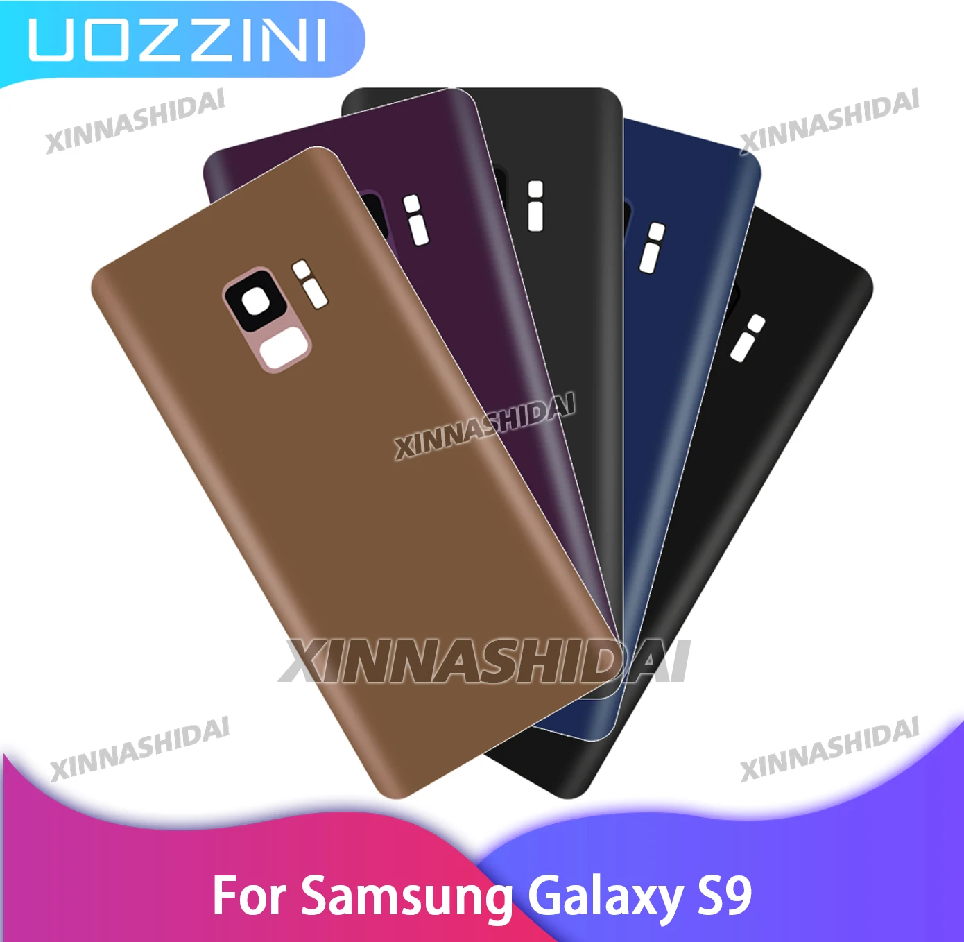 

Новая задняя крышка для Samsung Galaxy S9, задняя крышка аккумулятора, задняя крышка для Galaxy S9, запасные части