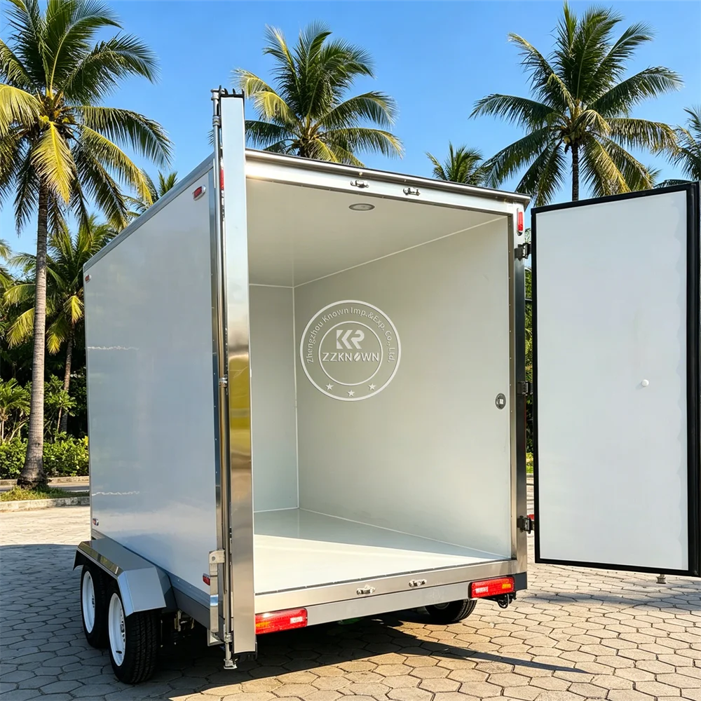 Commercial Cold Storage Truck Advanced Reefer Trailer Efficient Freezer Transport Trailer With Insulated Cargo Box